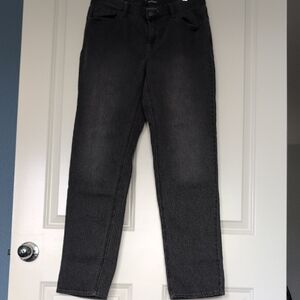 Old Navy Wow Boyfriend Mid-Rise Jeans In Faded Black